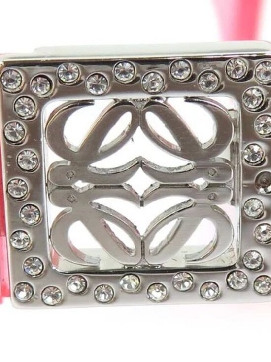 Auth LOEWE Anagram Sunglasses Pink/Silver Plastic/Metal - e60800g main image 7